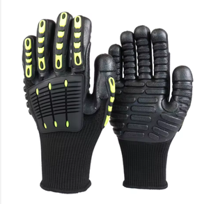 Gants de sécurité WELTA HPPE anti-impact, anti-coupure, anti-écrasement, résistants aux coupures, antichocs mécaniques pour la construction, en matériau PU/TPR - Product Image 2