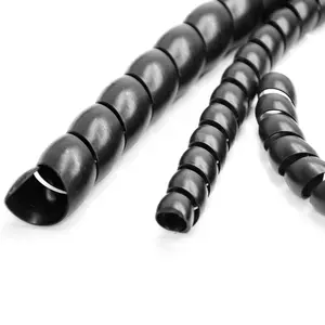 JDD hergestellt schwarze farbe spiralförmige Seilverpackung Verkabelung Geschirrverpackung für Baumaschinen