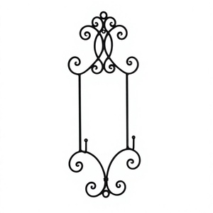 Étagère à assiettes en métal à trois niveaux, style vintage, finition noire écologique, pour le rangement des ustensiles de cuisine à la maison - Product Image 1