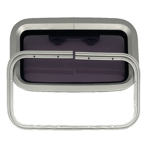 Aluminum Portlight Rectangular Marine Window For Boat <b>Yacht</b> RV Retrofit Upgrade - Product Image 1