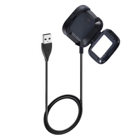 Chargeur de montre connectée pour Fitbit Versa 2, Fitbit Versa / Fitbit Versa Lite, boîte de charge rapide USB avec câble