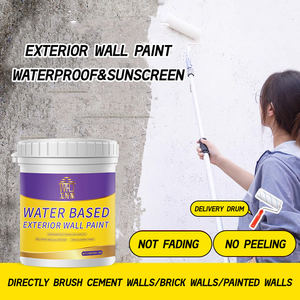 <span class=keywords><strong>Peinture</strong></span> murale extérieure auto-brossante directe d'usine Revêtement de couleur réglable et <span class=keywords><strong>peinture</strong></span> de rénovation - Product Image 6