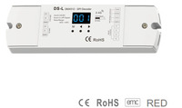 Convertisseur de signal DS-L DMX512-SPI 5-24VDC sur rail DIN, contrôleur LED, décodeur DMX SPI pour bande lumineuse à pixels IC RGB RGBW