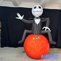 Costume gonflable personnalisé de citrouille pour homme, idéal pour les événements promotionnels en centre commercial ou les activités commerciales d'Halloween