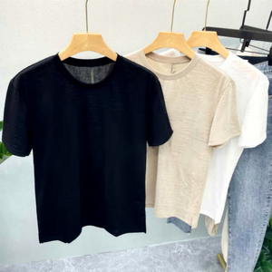 Camiseta de Hombre Ecológica de Spandex/Poliéster, Tejida, Transpirable, Anti-UV, Estilo Vintage, Manga Corta, Tallas Personalizables - Product Image 1