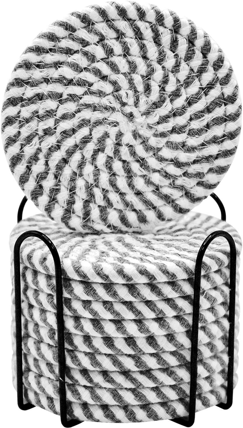 Rayures blanches gris foncé