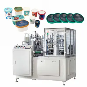 प्लास्टिक पेपर कप ढक्कन बनाने की मशीन प्लास्टिक कप कवर थर्मोफॉर्मिंग मशीन मशीन फोर्प्स प्लास्टिक कप कवर बनाने वाली मशीन