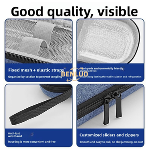 Sac de transport antichoc en EVA, étui de protection pour accessoires d'outils de livraison liquide, logo personnalisé imprimé - Product Image 5