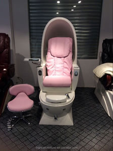 Chaise <span class=keywords><strong>de</strong></span> pédicure professionnelle <span class=keywords><strong>de</strong></span> luxe pour salon <span class=keywords><strong>de</strong></span> beauté, équipement sans tuyauterie, spa pour les pieds à remous, forme d'œuf, blanche, avec massage - Product Image 4