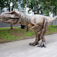 Costume de dinosaure respirant grandeur nature pour adulte, 6 m, conception animatronique personnalisable pour usage intérieur/extérieur, centres commerciaux et spectacles