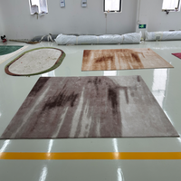 Hand Tufted Wool Tencel Bamboo Silk Tufted Carpet Handmade Floor Rug for Living Room Bedroom Modern Home Decor