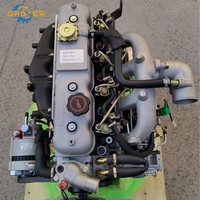 Moteur diesel d'occasion 4JB1 4JB1T pour excavatrice Isuzu, ensemble moteur 4 cylindres refroidi par eau, remis à neuf