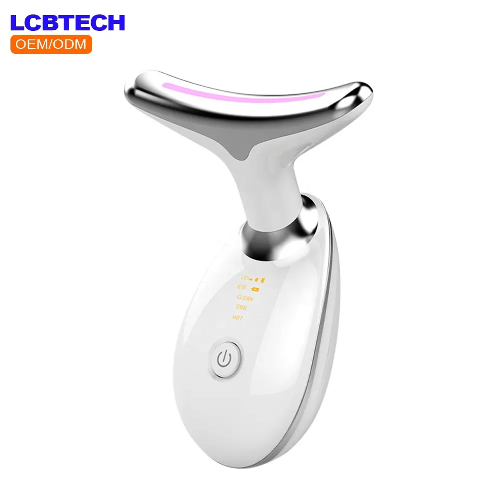 New Beauty Equipment Skin Tightening Wrinkle Remove Facial Lifting Tool Anti Aging Photon Therapy V Shape Face Neck Massager