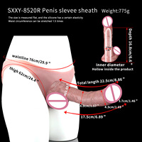 Pantalon en cuir silicone ajouré pour hommes, outil de massage corporel masculin