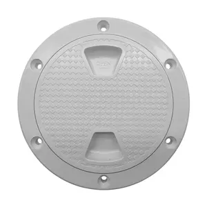 ABS Round Inspection Access Anti-corrosive White Hatch Cover Deck Plate For Boat Yacht Marine