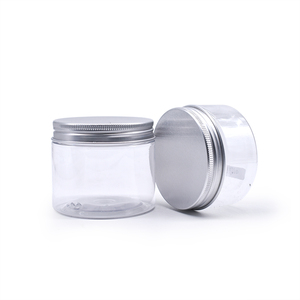47mm 20ml 25ml 30ml 40ml 50ml 60ml 80ml per uso alimentare bocca larga rotonda vaso di plastica con coperchio in <span class=keywords><strong>alluminio</strong></span> argento - Product Image 5