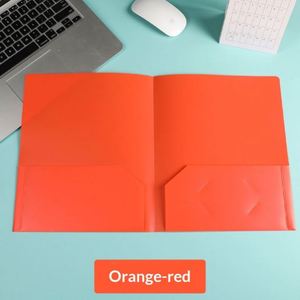 High Quality PP Two-Pocket <b>Folder</b> with Business Card Slot, Custom Printed Promotional Presentation <b>Folder</b> Supplier - Product Image 6