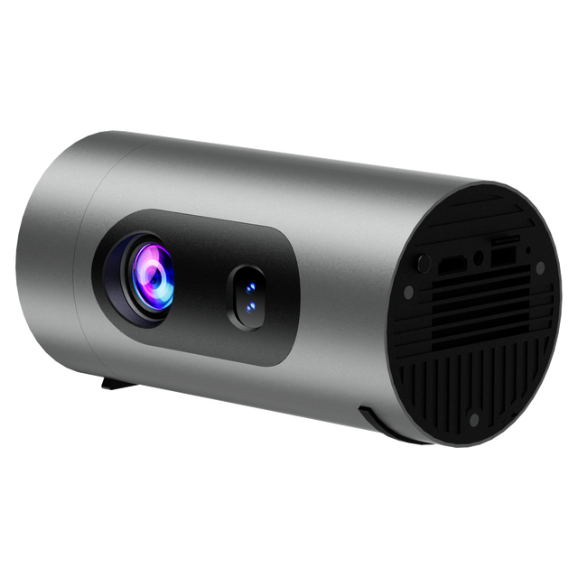 Junuo Q8 Portable Mini Smart Projector 4K LED Android 14 Auto Keystone 720P Manual Focus 600 Lumens Rechargeable Home Theater