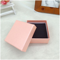 Boîte à bijoux carrée multicolore, petite boîte cadeau durable pour le rangement quotidien des bijoux et les cadeaux