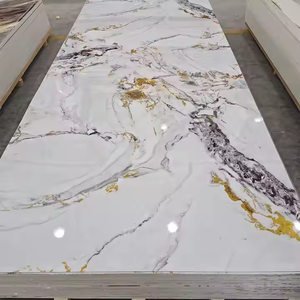 Factory Price Easy Install Marble <strong>Plastic</strong> <strong>Sheet</strong> Wall Panel Waterproof PVC Water <strong>Cladding</strong> 3mm Thickness - Product Image 3