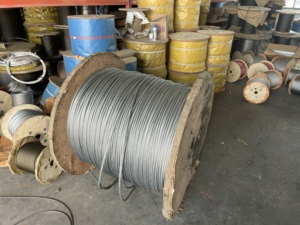 スチールワイヤーロープスリング回転防止ワイヤーロープ亜鉛メッキされていないスチールワイヤーロープ - Product Image 4