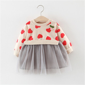 Vêtements pour bébés Thaïlande : Robes longues de princesse à motifs simples pour le bal d'automne, motifs illustrés gratuits - Product Image 3