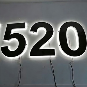 Enseignes de devanture personnalisées lumineuses à LED pour entreprises, salons de coiffure, cafés, hôtels, boutiques, signalétique de devanture avec éclairage LED - Product Image 6