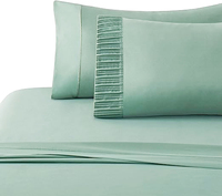 Los 10 mejores fabricantes de sábanas en China, Sábana de cama doble de tela de bambú con edredón, juego de cama, fundas de cama suaves, Sábana de cuna