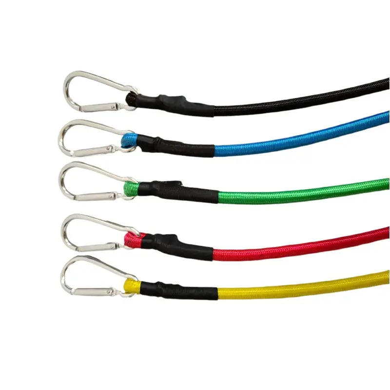 Corda elastica nera da 36 pollici corda elastica regolabile per bagagli legare teloni in lattice di ancoraggio