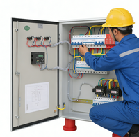 EBASEE Armoire de distribution électrique industrielle et commerciale avec disjoncteurs principaux (MCB) et disjoncteurs miniatures (MCCB)
