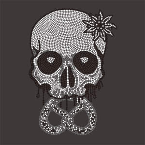 <strong>UK</strong> Flag Bling Rhinestone Custom Glitter Heat <strong>Transfer</strong> Crystal Skull Rhinestone <strong>Iron</strong> <strong>on</strong> <strong>Transfers</strong> for Garment Accessories - Product Image 3