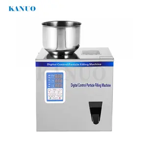 Kaffeepulver-Partikel-Abfüllmaschine quantitative Knopf-Tee-Dispensmaschine Gewürzautomatische Abfüllmaschine