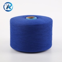 Fil à tricoter Ne 7S 32s à extrémités ouvertes, 70% polyester 30% coton mélangé, recyclé, absorbant l'humidité, antibactérien, couleur personnalisée