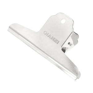 Vente en gros 120mm argent montagne <span class=keywords><strong>pince</strong></span> <span class=keywords><strong>à</strong></span> ressort qualité grande ouverture métal ticket plaque fichier dossier Clip - Product Image 2