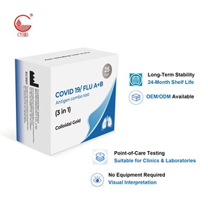 Test Rapido Combinato Antigene COVID-19 e Influenza A+B 3 in 1, Tampone Nasale per Autodiagnosi, Risultato Rapido in 15 Minuti, Uso Domestico OEM ODM - Product Image 2