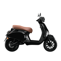 Scooter électrique à deux roues en alliage d'aluminium EEC Euro5, moteur sans balais, batterie au lithium amovible, autonomie de 120 km, étanche