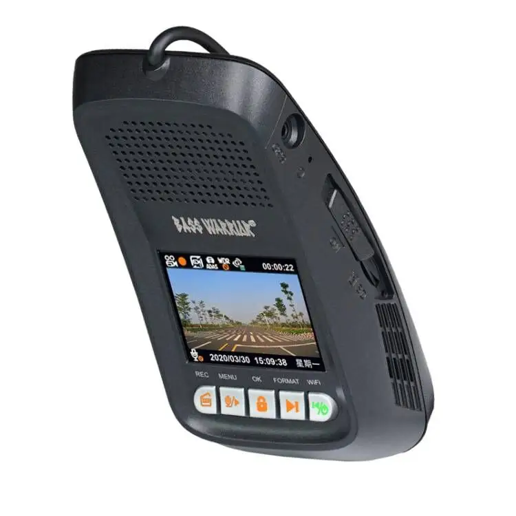 4K ADAS sistema DASH CAM CONTROL de voz grabadora de coche DUAL de almacenamiento (8G EMMC + 32g SD tarjeta) 4K WIFI coche DVR APP descargar VIDEOS