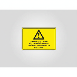 Respete las Reglas de Seguridad, Active los Sistemas de Advertencia con Luz y Sonido, Señal de Tráfico Reflectante Contra la Exceso de Velocidad, Señal de Prohibido Exceder la Velocidad - Product Image 2