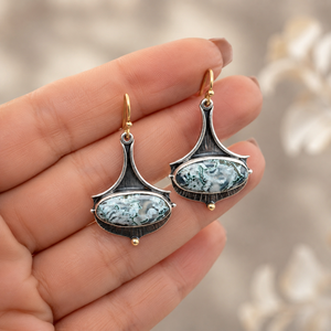 Orecchini a Goccia Colorati per Donne, Stile Vintage, Accessori per Orecchie da Indossare Quotidianamente - Product Image 4