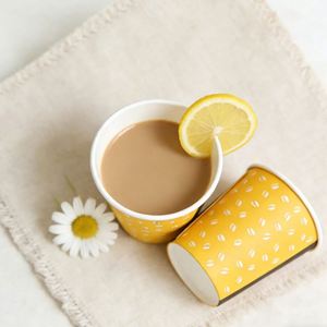 Gobelets en carton jetables de qualité alimentaire pour boissons et chocolat, avec poignées, pour emporter, style arabe - Product Image 6