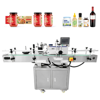 Aplicador de Etiquetas Automático Vertical para Botellas Redondas, para Botellas de Vidrio y Plástico de Condimentos y Cosméticos, Suministro de Fábrica