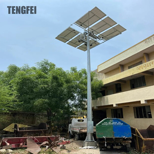 ไฟถนนโซลาร์เซลล์แบบเสาสูง อลูมิเนียม กันน้ำ IP66 ความสว่างสูง 15ม.-40ม. - Product Image 5