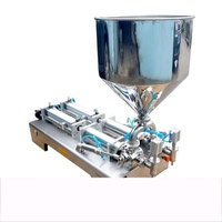 Machine de remplissage de liquide visqueux automatique, petite entreprise, pompe à piston, machine de remplissage à vendre