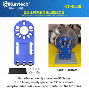 أداة تشخيص أعطال كابل محاذاة بأربع عجلات سحب الأكمام المعلقة تخفيف التوتر تحمل مقعد عجلة تعديل المطاط الأكمام أداة - Product Image 3