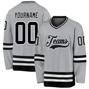Wholesale Custom Professional Ice Hockey Jersey Team Wear Printed Your Name Number Training Jersey Uniforms For Youth Adult