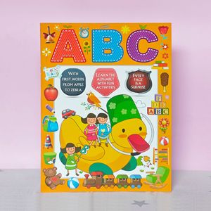 Inglés pintura alfabeto letra ABC práctica escritura ejercicio libro preescolares limpiar actividad libros hechos papel duradero - Product Image 2