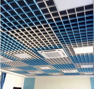 ホールビルディング装飾アルミニウムグリル天井吊り下げアルミニウム銅天井アルミニウム吊り天井 - Product Image 2