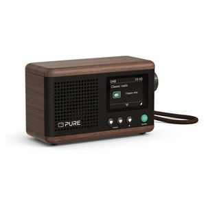 Radio CLASSIC <b>Mini</b> Dab+ (Ricaricabile) Coffee black e Walnut 253800 - Product Image 1