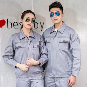 Traje de trabajo antiestático de manga larga, ropa protectora unisex para primavera y otoño, para taller de plantas de energía, gasolinera - Product Image 4