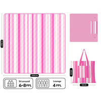 Couverture de pique-nique et tapis de camping pliables imperméables en Oxford - Légers, réversibles et portables pour la plage, le camping et les voyages en extérieur
